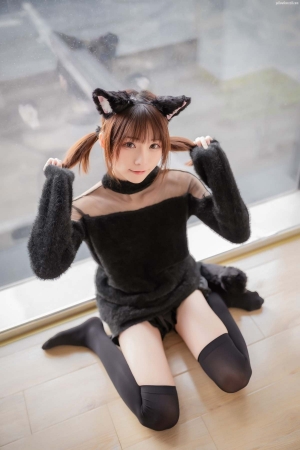 Coser-绮太郎-Black-Meow-33